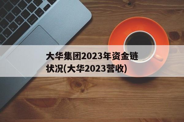 大华集团2023年资金链状况(大华2023营收)